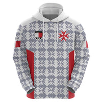 Custom Malta Football Jersey Go Champions Hoodie White Style