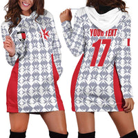 Custom Malta Football Jersey Go Champions Hoodie Dress White Style