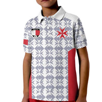 Custom Malta Football Jersey Go Champions Kid Polo Shirt White Style
