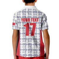 Custom Malta Football Jersey Go Champions Kid Polo Shirt White Style