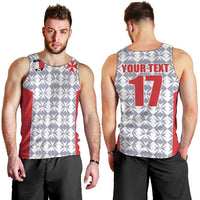 Custom Malta Football Jersey Go Champions Men Tank Top White Style