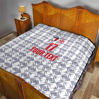 Custom Malta Football Jersey Go Champions Quilt White Style