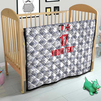 Custom Malta Football Jersey Go Champions Quilt White Style