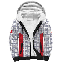 Custom Malta Football Jersey Go Champions Sherpa Hoodie White Style