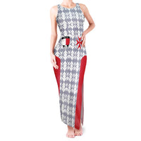 Custom Malta Football Jersey Go Champions Tank Maxi Dress White Style