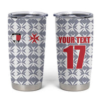 Custom Malta Football Jersey Go Champions Tumbler Cup White Style