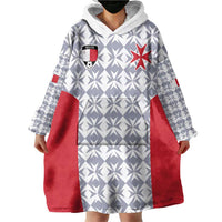 Custom Malta Football Jersey Go Champions Wearable Blanket Hoodie White Style