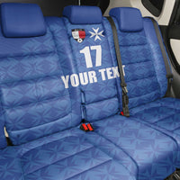Custom Malta Football Jersey Go Champions Back Car Seat Cover Blue Style