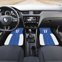 Custom Malta Football Jersey Go Champions Car Mats Blue Style