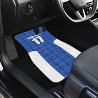 Custom Malta Football Jersey Go Champions Car Mats Blue Style