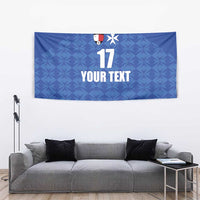 Custom Malta Football Jersey Go Champions Tapestry Blue Style