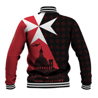 Malta Cross With Valletta Capital Baseball Jacket Scenery in Velletta Capital