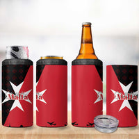Malta Cross With Valletta Capital 4 in 1 Can Cooler Tumbler Scenery in Velletta Capital