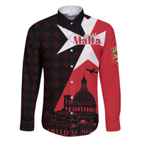 Malta Cross With Valletta Capital Family Matching Puletasi and Hawaiian Shirt Scenery in Velletta Capital