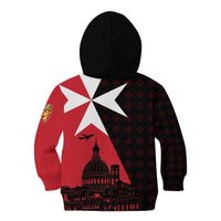 Malta Cross With Valletta Capital Kid Hoodie Scenery in Velletta Capital