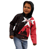Malta Cross With Valletta Capital Kid Hoodie Scenery in Velletta Capital