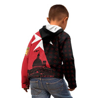 Malta Cross With Valletta Capital Kid Hoodie Scenery in Velletta Capital