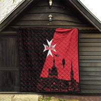 Malta Cross With Valletta Capital Quilt Scenery in Velletta Capital