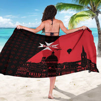 Malta Cross With Valletta Capital Sarong Scenery in Velletta Capital