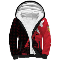 Malta Cross With Valletta Capital Sherpa Hoodie Scenery in Velletta Capital