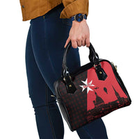 Malta Cross With Valletta Capital Shoulder Handbag Scenery in Velletta Capital