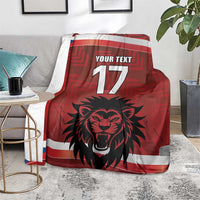 Czech Republic Football Custom Blanket Sporty Style