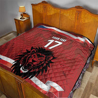 Czech Republic Football Custom Quilt Sporty Style LT17 - Wonder Print Shop