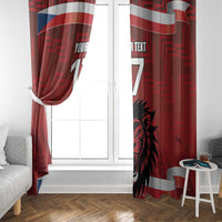 Czech Republic Football Custom Window Curtain Sporty Style LT17 - Wonder Print Shop