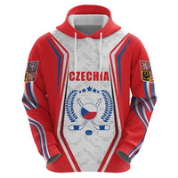 Czech Republic Ice Hockey Custom Hoodie Flag Style