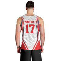 Czech Republic Ice Hockey Custom Men Tank Top Flag Style