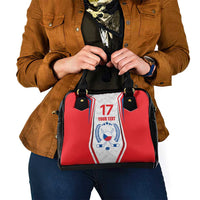 Czech Republic Ice Hockey Custom Shoulder Handbag Flag Style LT17 - Wonder Print Shop