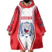 Czech Republic Ice Hockey Custom Wearable Blanket Hoodie Flag Style LT17 - Wonder Print Shop