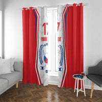 Czech Republic Ice Hockey Custom Window Curtain Flag Style LT17 - Wonder Print Shop