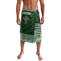 Personalized Celtic Cross Shamrock Ireland Lavalava Celtic Knot with Shamrock