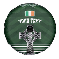 Personalized Celtic Cross Shamrock Ireland Spare Tire Cover Celtic Knot with Shamrock