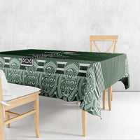 Personalized Celtic Cross Shamrock Ireland Tablecloth Celtic Knot with Shamrock