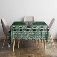 Personalized Celtic Cross Shamrock Ireland Tablecloth Celtic Knot with Shamrock