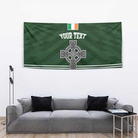 Personalized Celtic Cross Shamrock Ireland Tapestry Celtic Knot with Shamrock