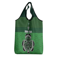 Custom Ireland Football Grocery Bag Celtic Knot with Shamrock