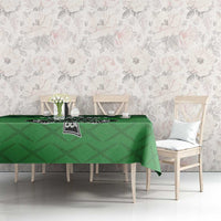 Custom Ireland Football Tablecloth Celtic Knot with Shamrock