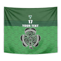 Custom Ireland Football Tapestry Celtic Knot with Shamrock
