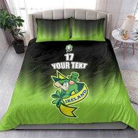 Custom Ireland Rugby Go Champions Bedding Set Irish Shamrock