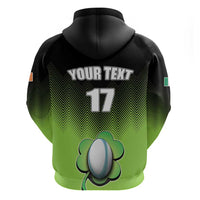 Custom Ireland Rugby Go Champions Hoodie Irish Shamrock