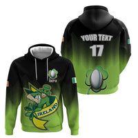 Custom Ireland Rugby Go Champions Hoodie Irish Shamrock