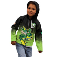 Custom Ireland Rugby Go Champions Kid Hoodie Irish Shamrock