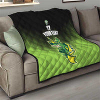 Custom Ireland Rugby Go Champions Quilt Irish Shamrock