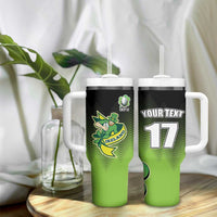 Custom Ireland Rugby Go Champions Tumbler With Handle Irish Shamrock