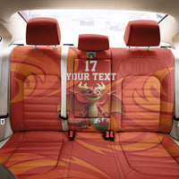 Custom Wales Football Go Champions Back Car Seat Cover Cymru am byth Red Style