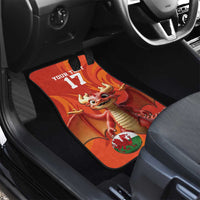 Custom Wales Football Go Champions Car Mats Cymru am byth Red Style