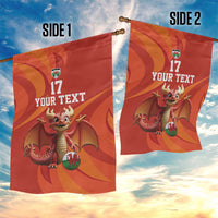 Custom Wales Football Go Champions Garden Flag Cymru am byth Red Style
